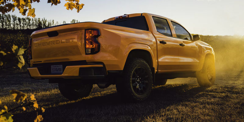 New 2026 Chevy Colorado parked in Park