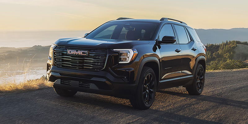 New 2026 GMC Terrain Stopped by river side